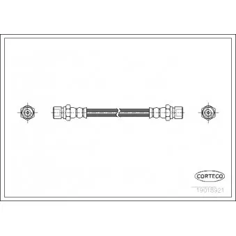 Flexible de frein CORTECO 19018921