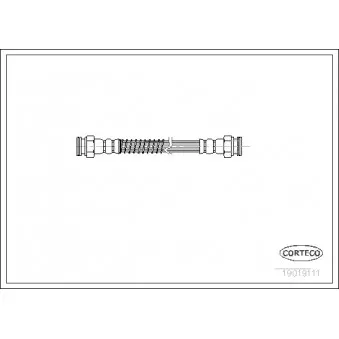 Flexible de frein CORTECO 19019111