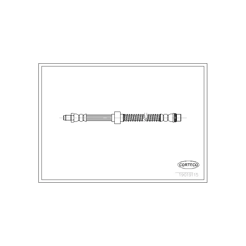 Flexible de frein CORTECO 19019115