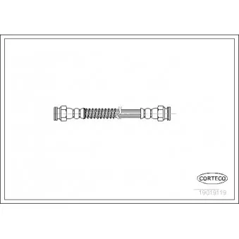 Flexible de frein CORTECO 19019119