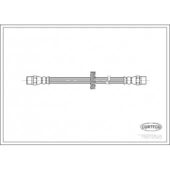 Flexible de frein CORTECO 19019505