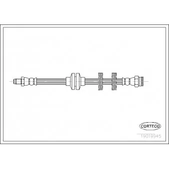Flexible de frein CORTECO 19019945