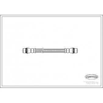 Flexible de frein CORTECO 19019978