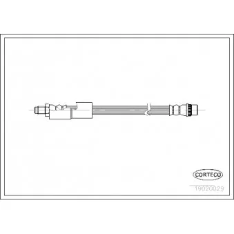 Flexible de frein CORTECO 19020029