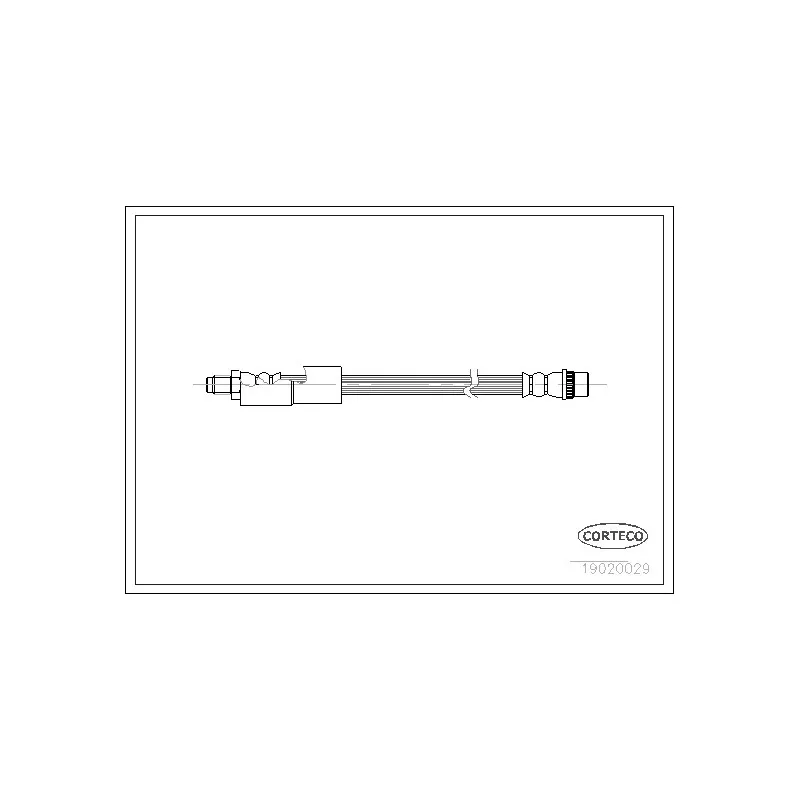 Flexible de frein CORTECO 19020029