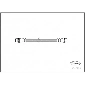 Flexible de frein CORTECO 19020120