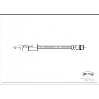 Flexible de frein CORTECO 19020131
