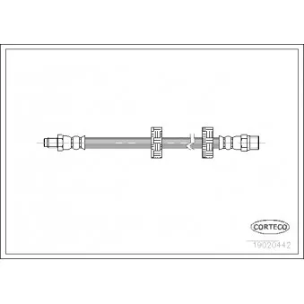 Flexible de frein CORTECO 19020442