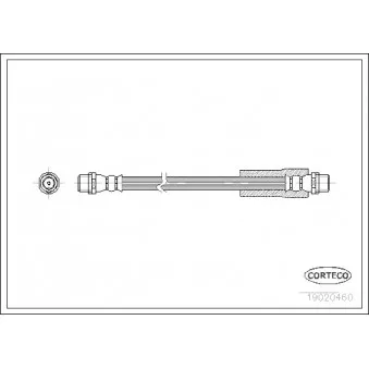 Flexible de frein CORTECO 19020460