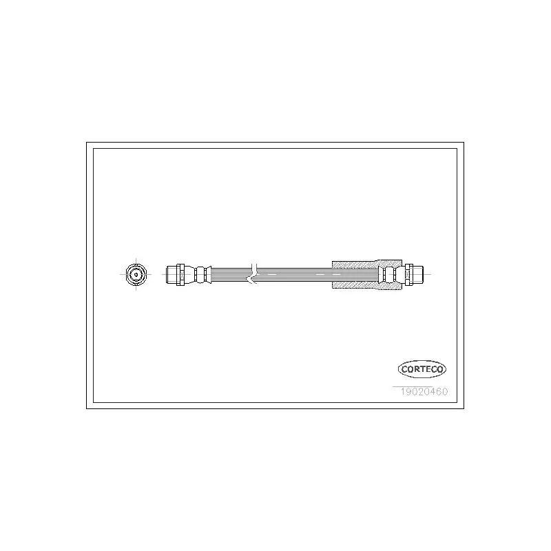 Flexible de frein CORTECO 19020460