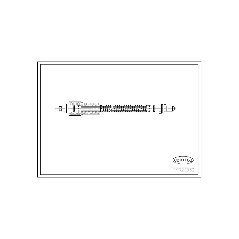 Flexible de frein CORTECO 19020532