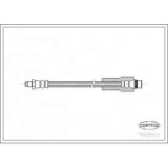 Flexible de frein CORTECO 19020612