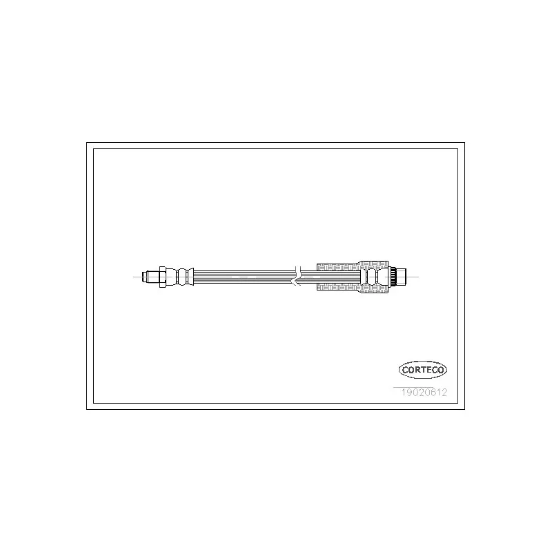 Flexible de frein CORTECO 19020612