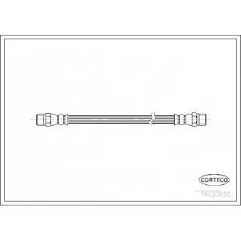 Flexible de frein CORTECO 19020655
