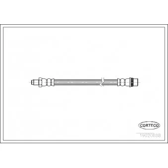 Flexible de frein CORTECO 19020688