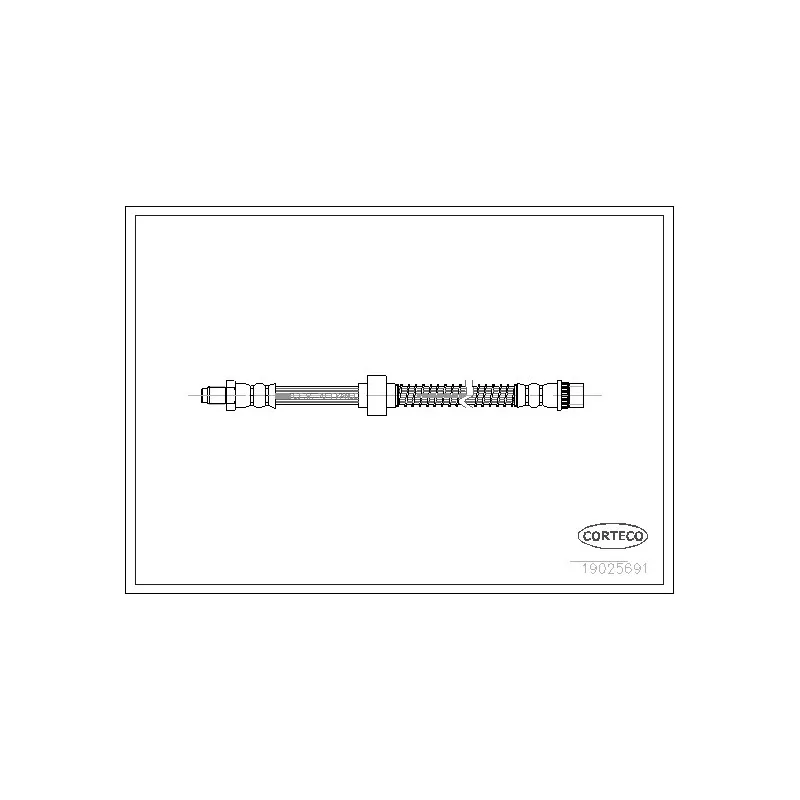Flexible de frein CORTECO 19025691