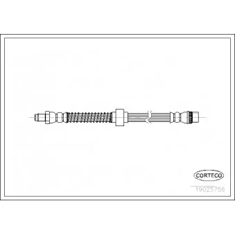 Flexible de frein CORTECO 19025756