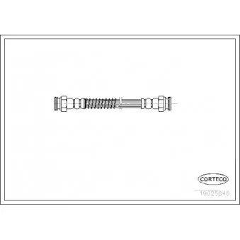 Flexible de frein CORTECO 19025846