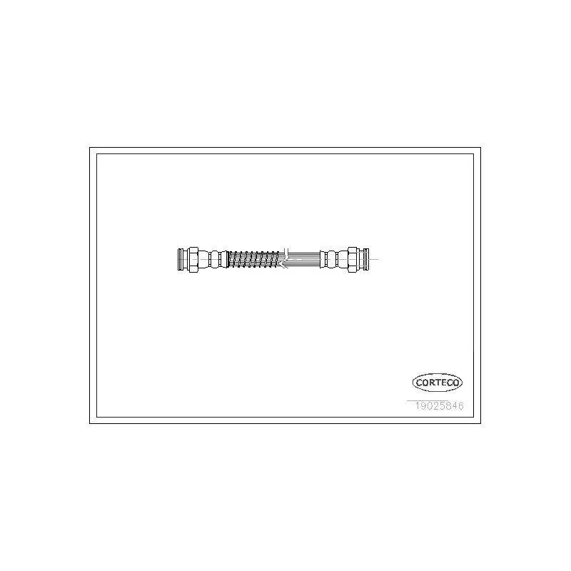 Flexible de frein CORTECO 19025846