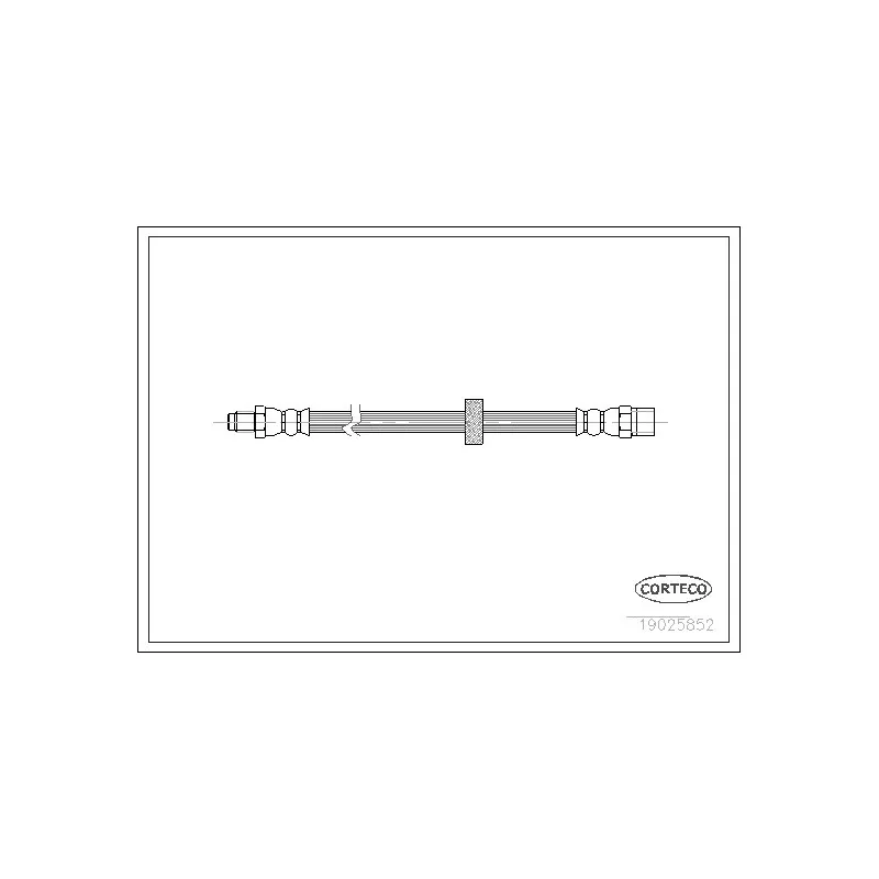 Flexible de frein CORTECO 19025852