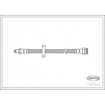 Flexible de frein CORTECO 19025869