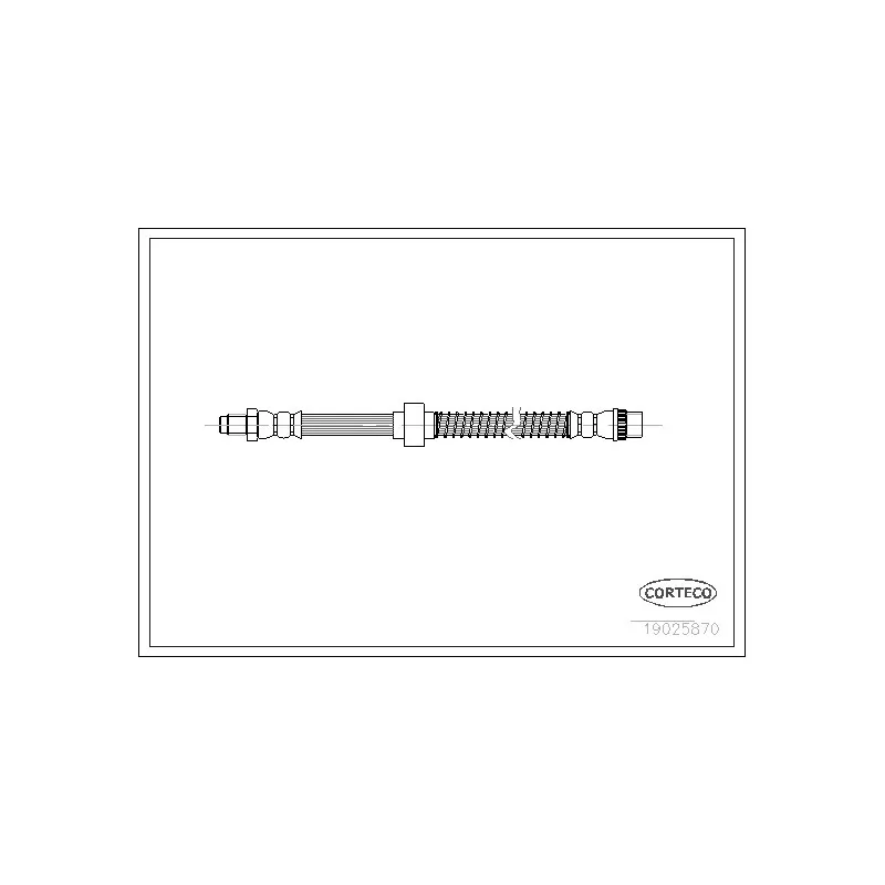 Flexible de frein CORTECO 19025870