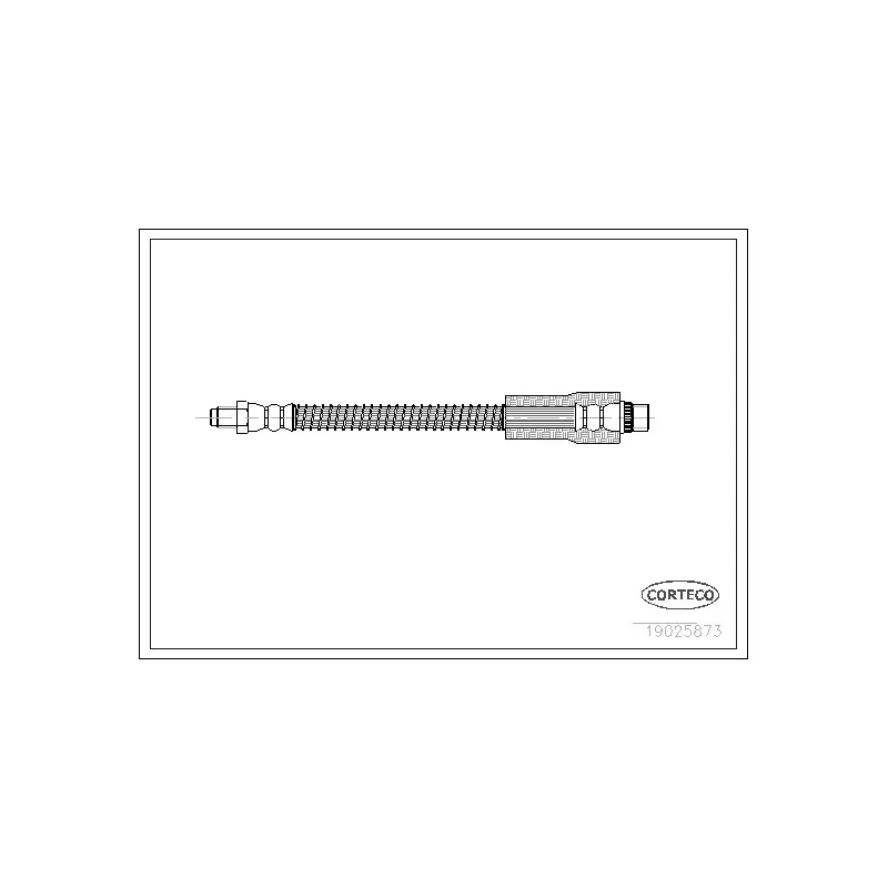 Flexible de frein CORTECO 19025873