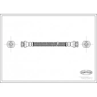 Flexible de frein CORTECO 19025912