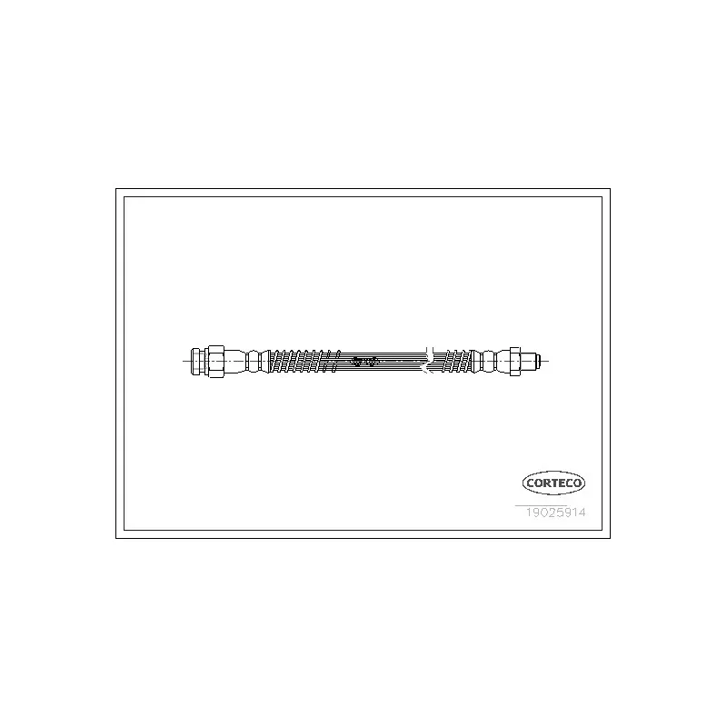 Flexible de frein CORTECO 19025914