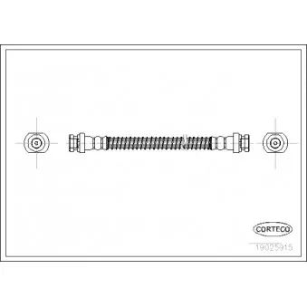 Flexible de frein CORTECO 19025915