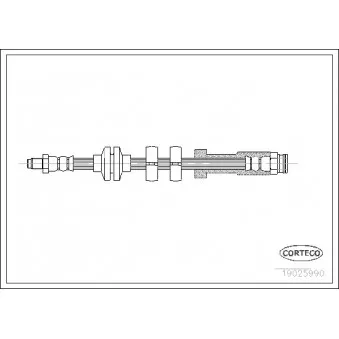 Flexible de frein CORTECO 19025990