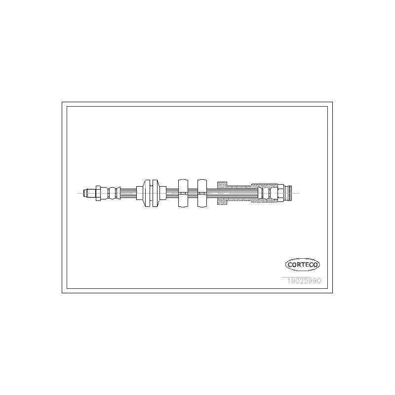 Flexible de frein CORTECO 19025990