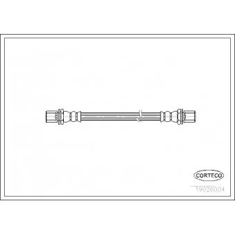 Flexible de frein CORTECO 19026004