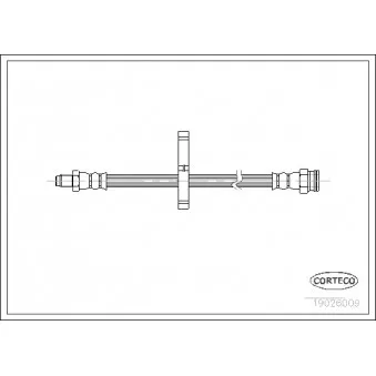 Flexible de frein CORTECO 19026009