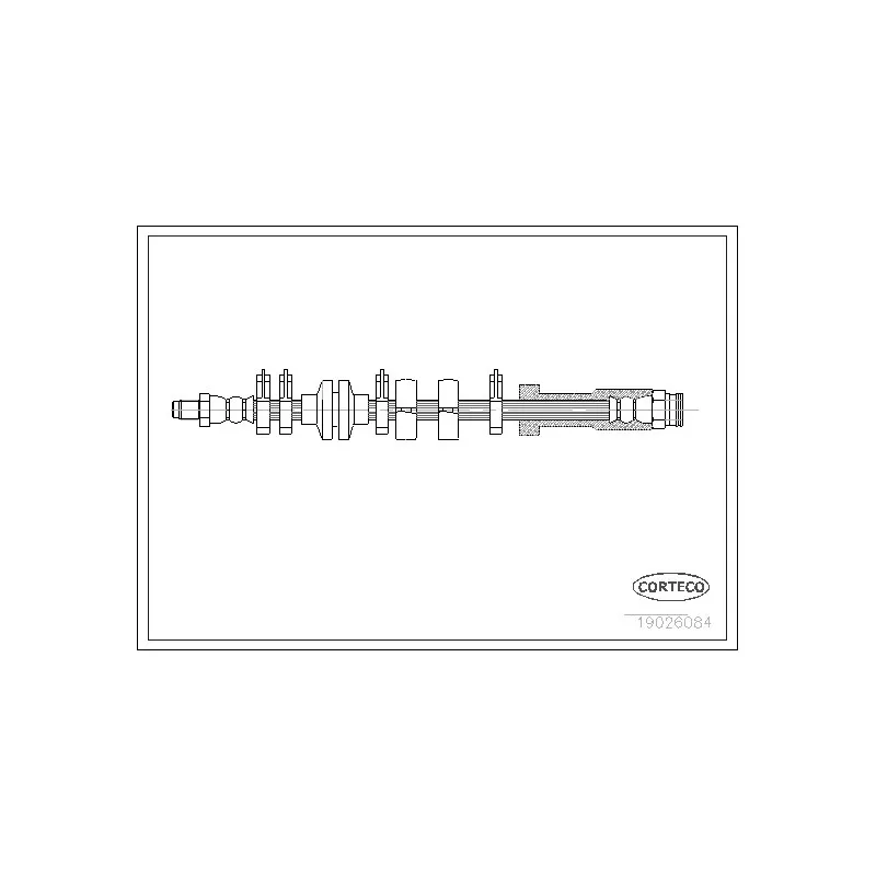 Flexible de frein CORTECO 19026084