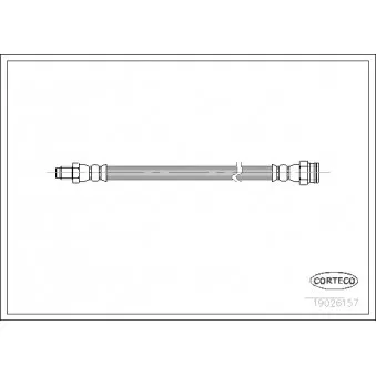 Flexible de frein CORTECO 19026157