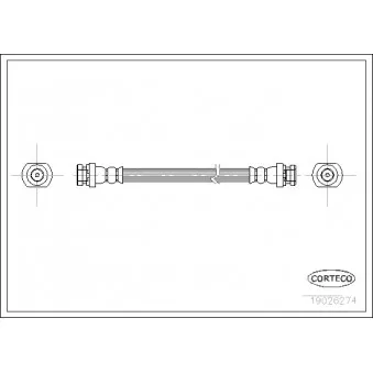 Flexible de frein CORTECO 19026274