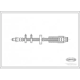 Flexible de frein CORTECO 19026350
