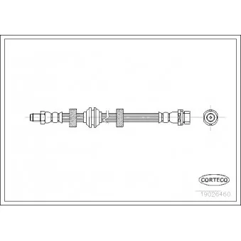 Flexible de frein CORTECO 19026460
