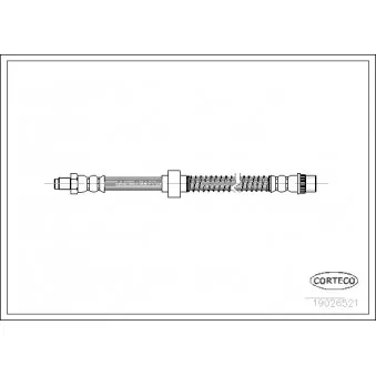 Flexible de frein CORTECO 19026521