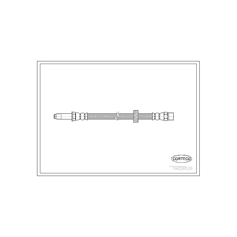 Flexible de frein CORTECO 19026526