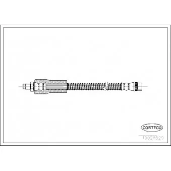 Flexible de frein CORTECO 19026529