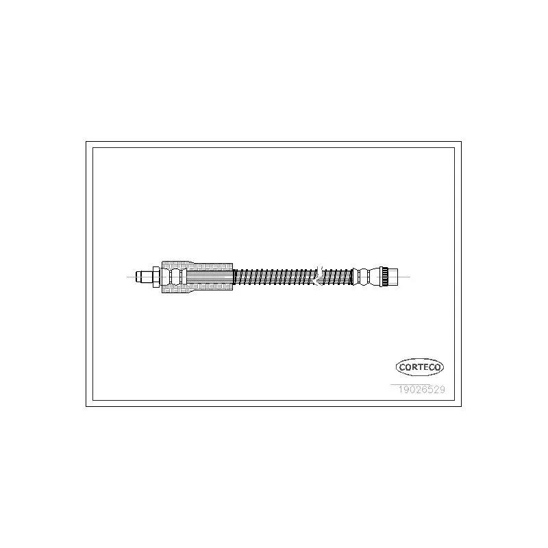 Flexible de frein CORTECO 19026529
