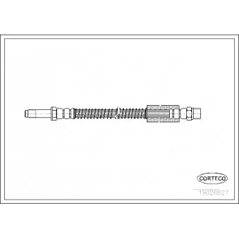 Flexible de frein CORTECO 19026627