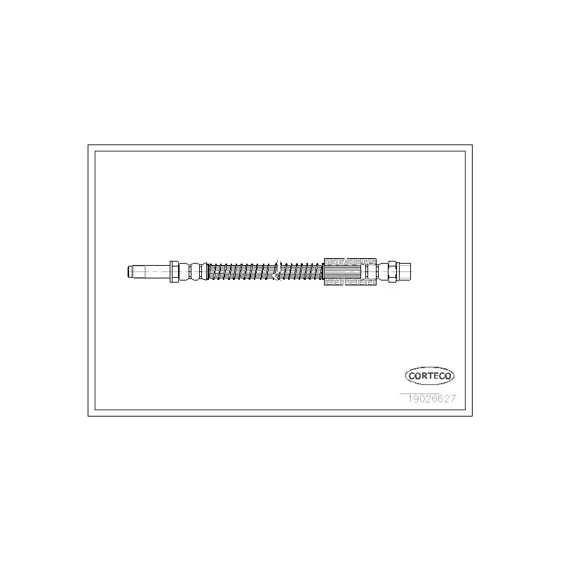 Flexible de frein CORTECO 19026627