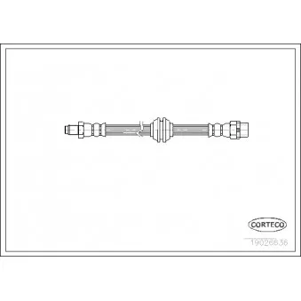 Flexible de frein CORTECO 19026636