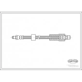 Flexible de frein CORTECO 19026690