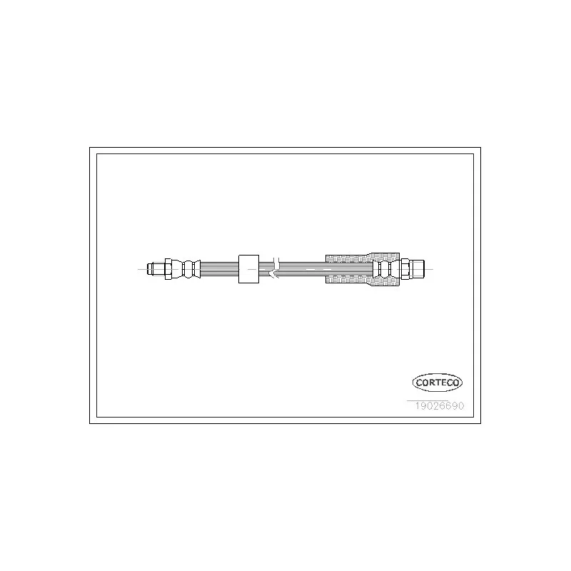 Flexible de frein CORTECO 19026690
