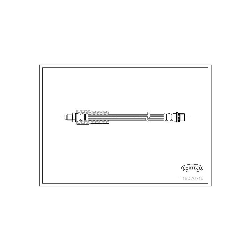 Flexible de frein CORTECO 19026710