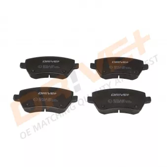 Jeu de 4 plaquettes de frein avant Dr!ve+ DP1010.10.0001